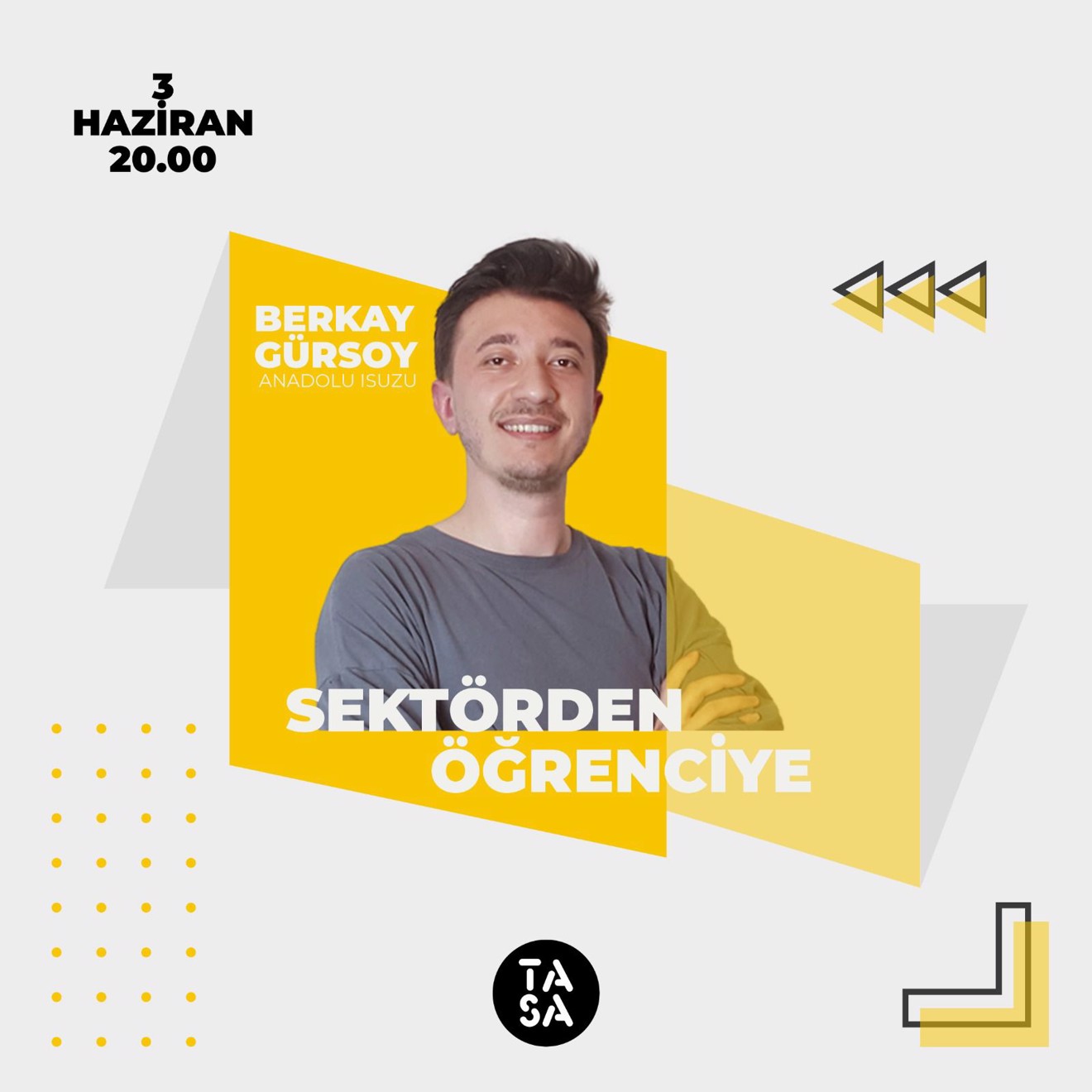 Webinar Sektörden Öğrenciye Berkay Gürsoy